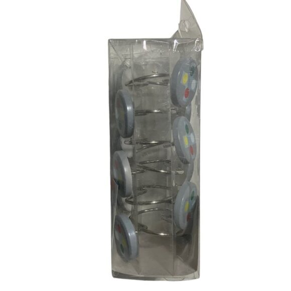 Gamer Shower Curtain Video Game Hook Set Fabric Curtain 70 X 72 Green Grey Mult - Picture 9 of 15